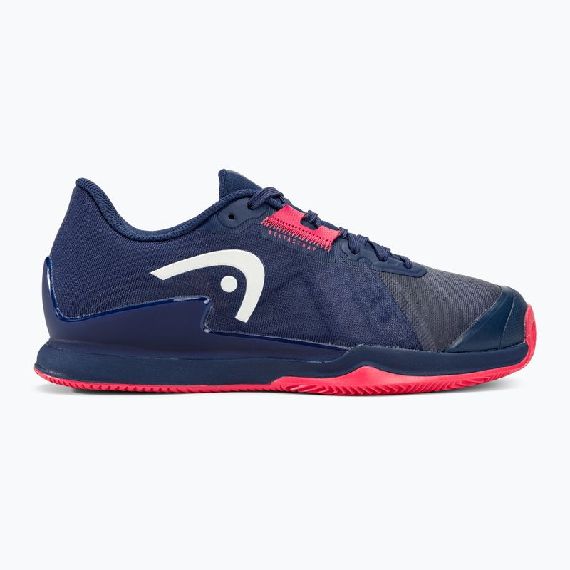 Γυναικεία παπούτσια τένις HEAD Sprint Pro 3.5 Clay dark blue/azalea 2