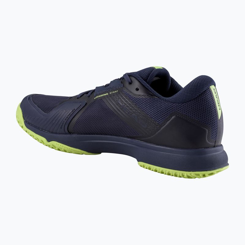 Ανδρικά παπούτσια τένις HEAD Sprint Team 4.0 Clay navy/ lime 2