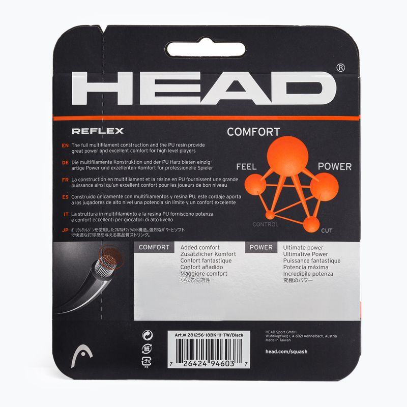 HEAD squash string sq Reflex Squash 10 m κίτρινο 281256 2