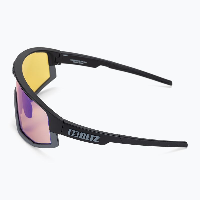 Bliz Fusion Nano Optics Nordic Light ματ μαύρο/πορτοκαλί/πορτοκαλί μπλε multi 52105-13N γυαλιά ποδηλασίας 4