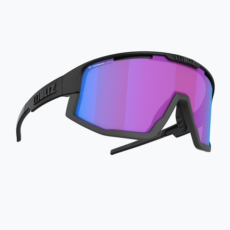 Bliz Fusion Nano Optics Nordic Light S2 ματ μαύρο/μπεγκόνια/βιολετί μπλε πολυ ποδηλατικά γυαλιά 3