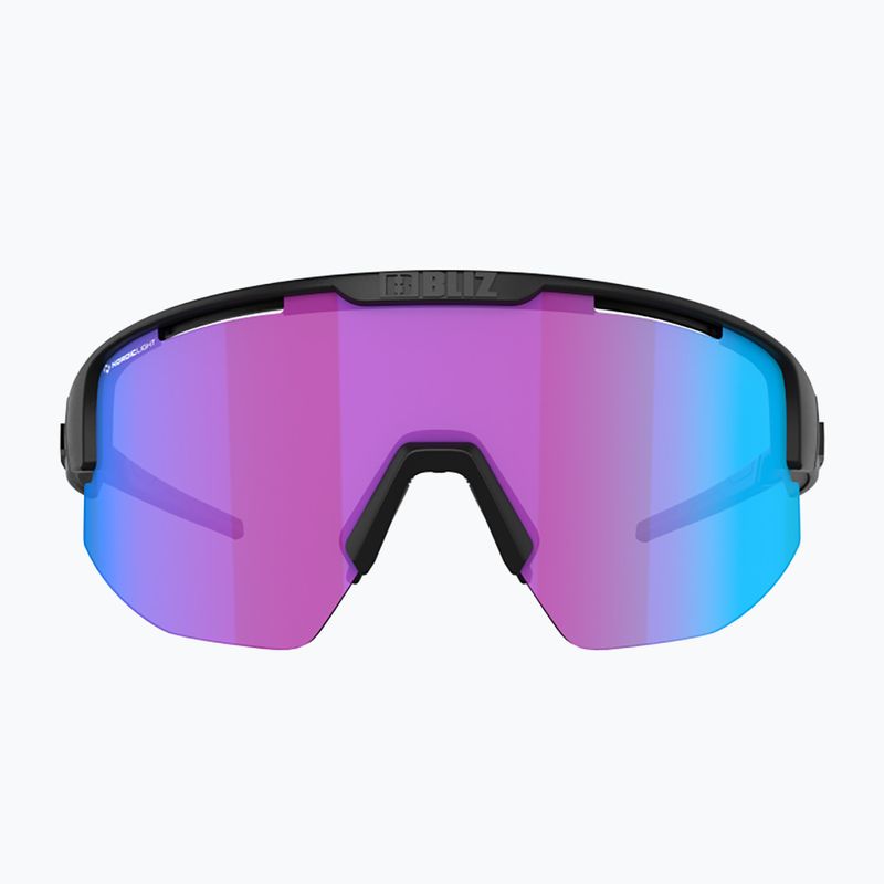 Bliz Matrix Nano Optics Nordic Light S2 γυαλιά ποδηλασίας ματ μαύρο/μπεγκόνια/βιολετί μπλε multi 4