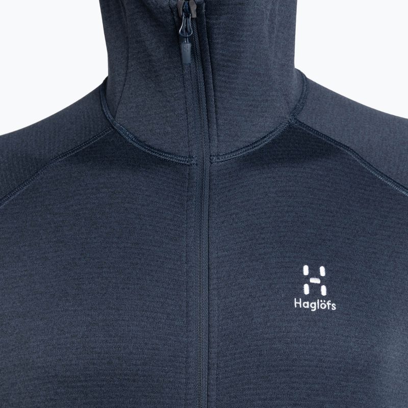 Ανδρικό trekking φούτερ Haglöfs Skuta Hood navy blue 605071 3