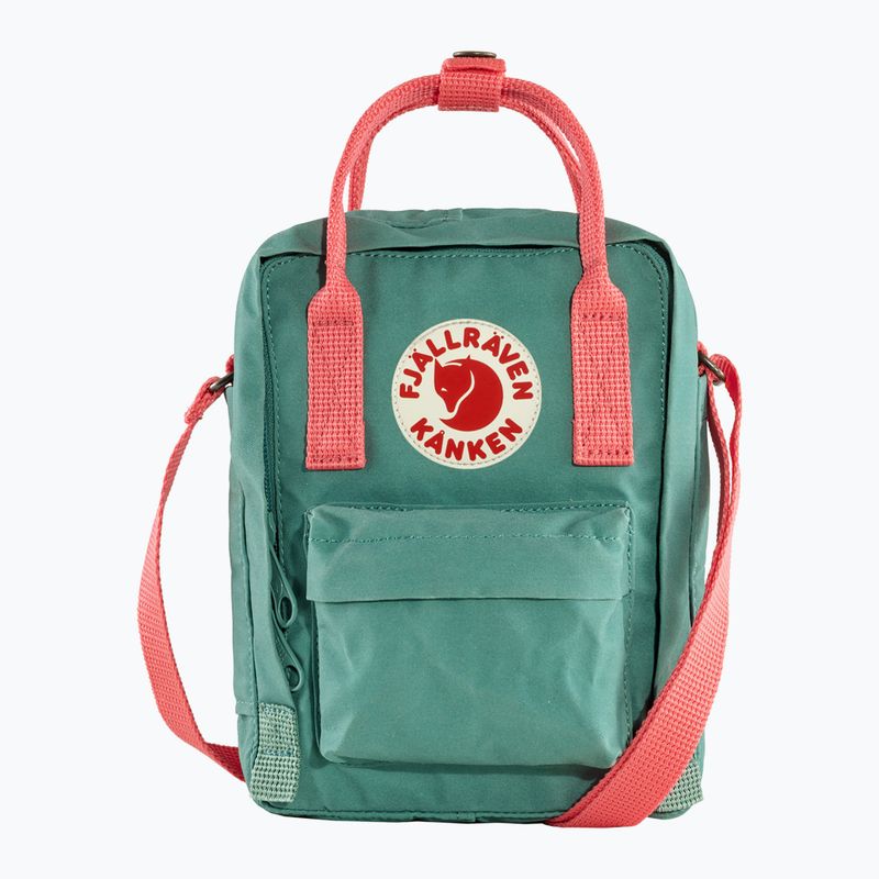 Fjällräven Kanken Sling 2.5 l παγωμένο πράσινο/ροδακινί ροζ