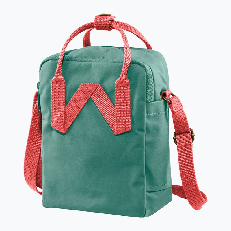 Fjällräven Kanken Sling 2.5 l παγωμένο πράσινο/ροδακινί ροζ 3