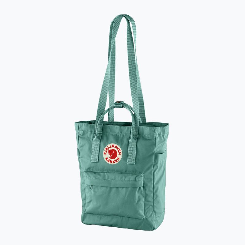 Fjällräven Kanken Totepack 664 παγωμένο πράσινο τσάντα πεζοπορίας 3