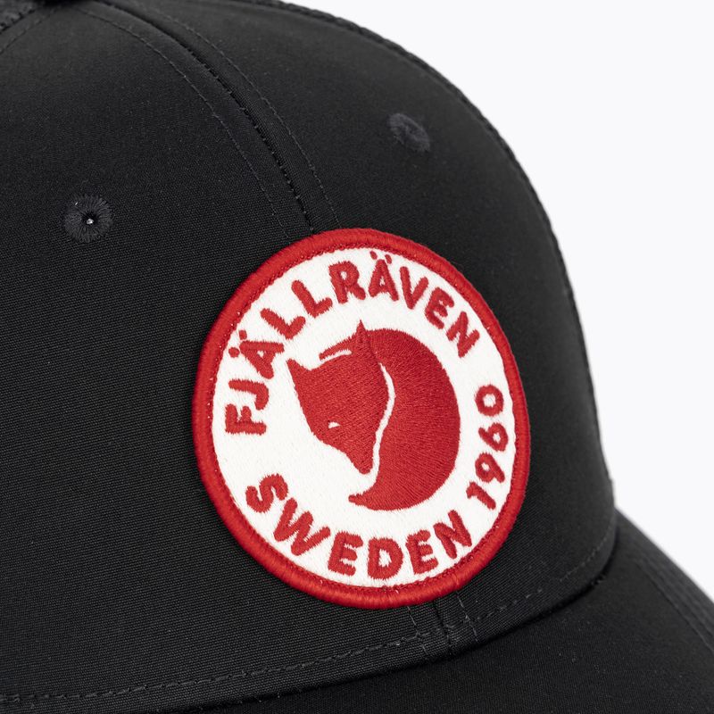 Καπέλο μπέιζμπολ Fjällräven 1960 Logo Langtradarkeps black 3