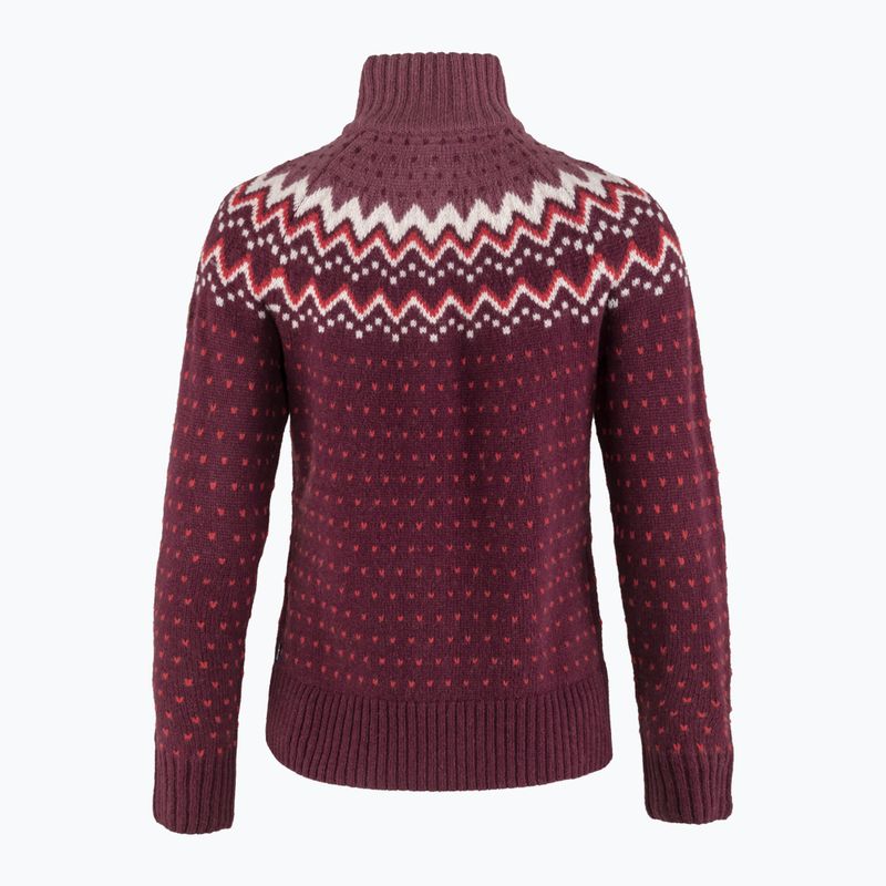 Γυναικείο πουλόβερ Fjällräven Övik Knit Cardigan dark garnet 2