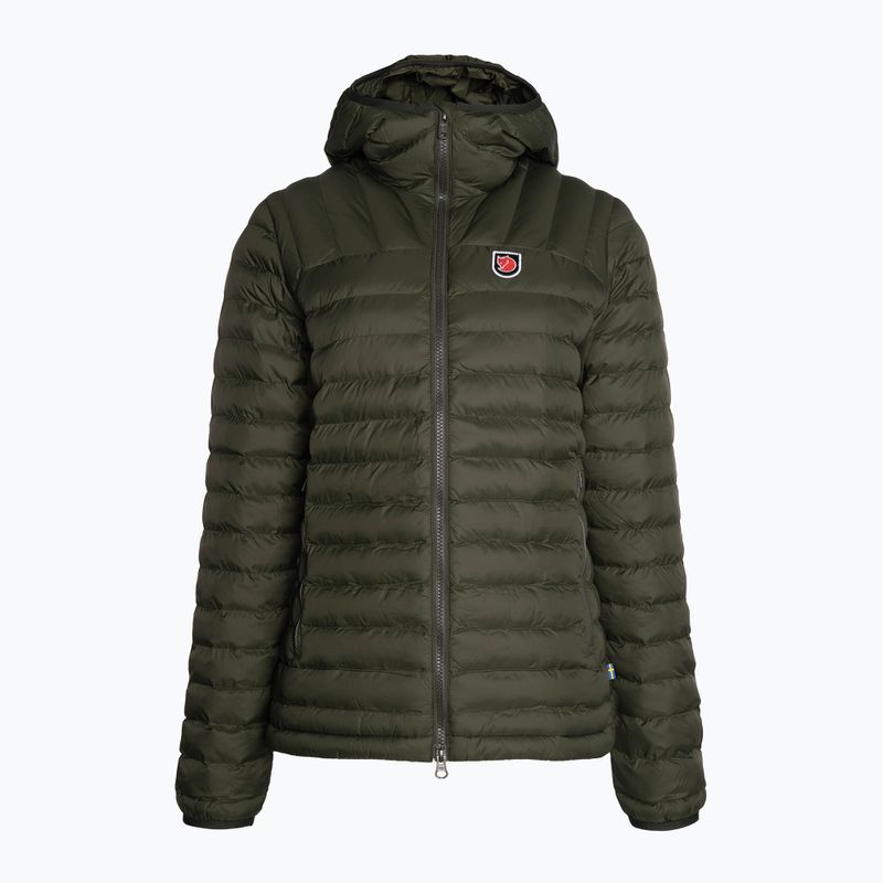 Γυναικείο πουπουλένιο μπουφάν Fjällräven Expedition Latt Hoodie πράσινο F86120