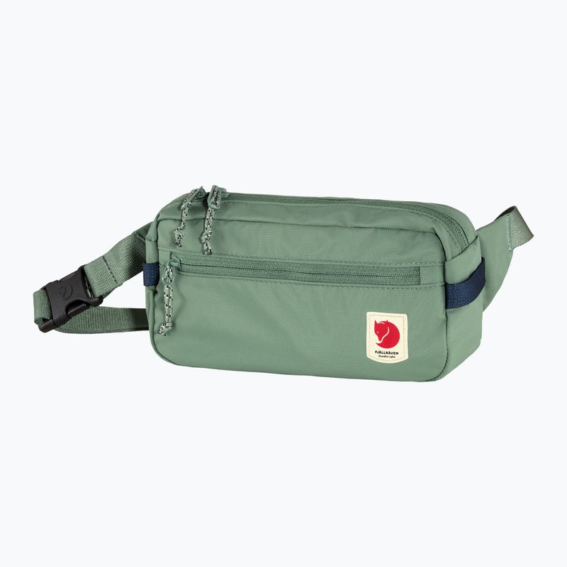 Fjällräven High Coast Hip 614 patina πράσινο F23223 τσάντα νεφρών 6