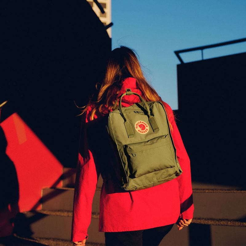 Fjällräven Kanken 16 l σακίδιο πεζοπορίας πράσινο χρώμα 4