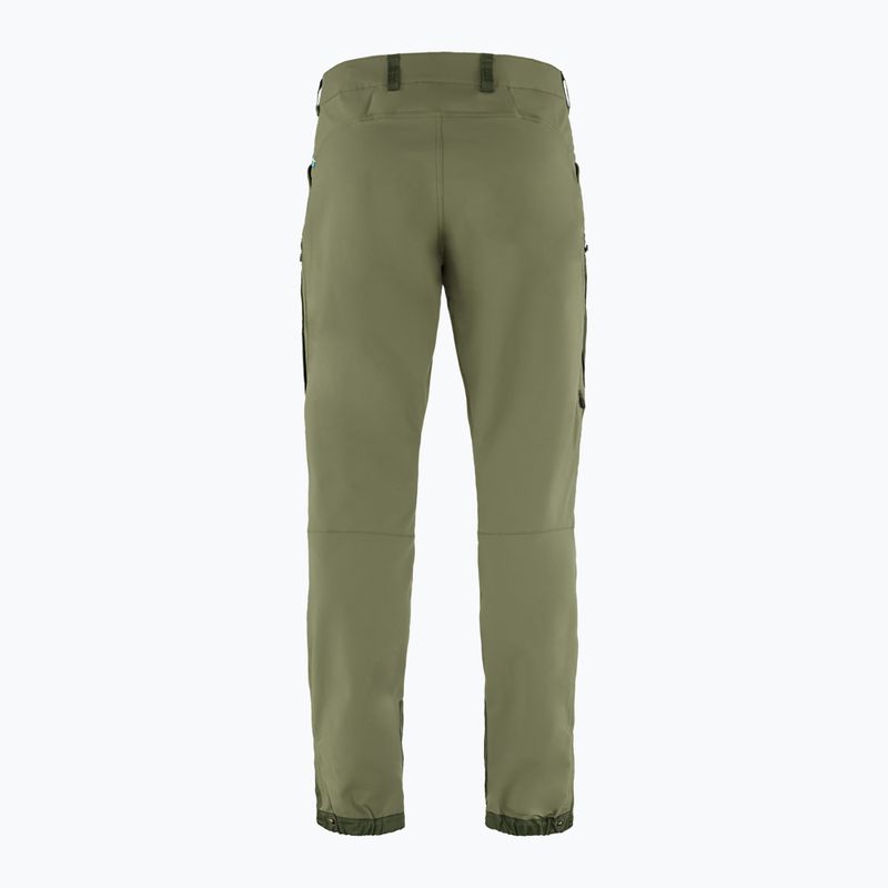 Ανδρικό παντελόνι πεζοπορίας Fjällräven Keb Agile laurel green/deep forest 2