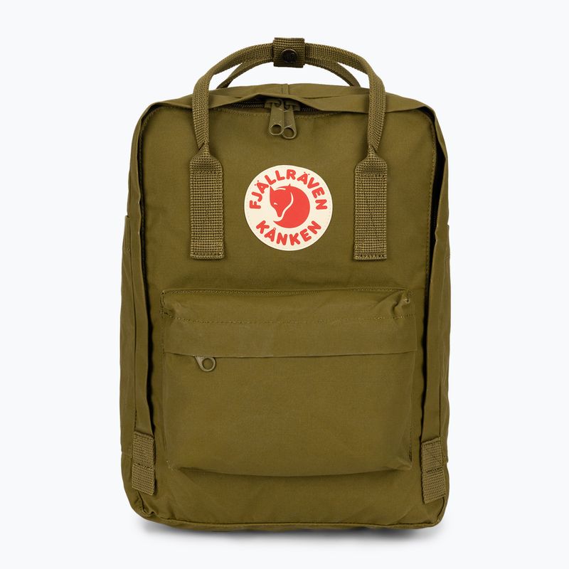 Fjällräven Kanken Laptop 13" σακίδιο πεζοπορίας 631 πράσινο φύλλωμα