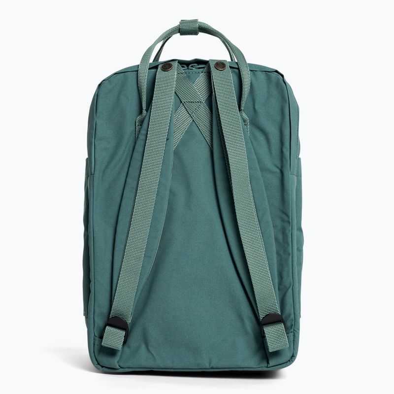 Fjällräven Kanken Laptop 15" σακίδιο πεζοπορίας 664 frost green F23524 2