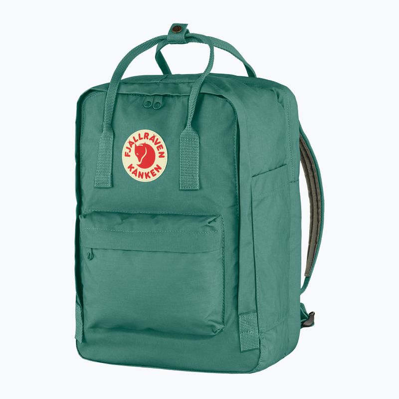 Fjällräven Kanken Laptop 15" σακίδιο πεζοπορίας 664 frost green F23524 5