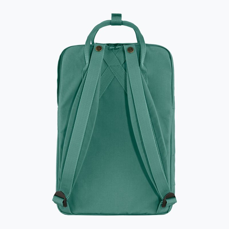 Fjällräven Kanken Laptop 15" σακίδιο πεζοπορίας 664 frost green F23524 7