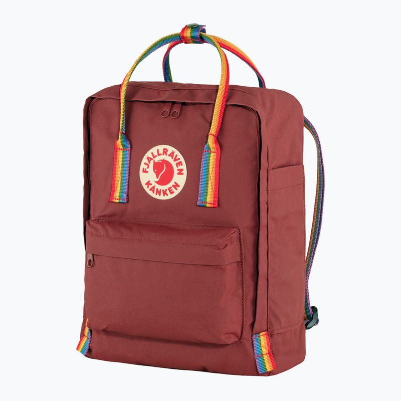 Σάκος πλάτης Fjällräven Kanken Rainbow 16 l ox red/rainbow pattern 2