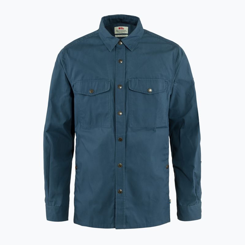 Ανδρικό πουκάμισο Fjällräven Singi Overshirt indigo blue