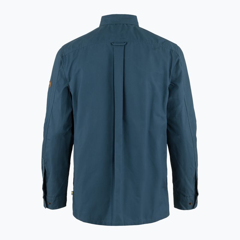 Ανδρικό πουκάμισο Fjällräven Singi Overshirt indigo blue 2