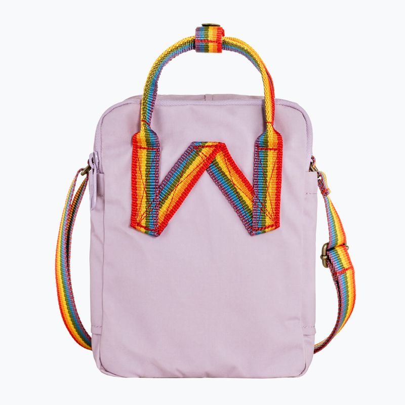 Fjällräven Kanken Rainbow Sling 2.5 l παστέλ λεβάντα/ ουράνιο τόξο 3