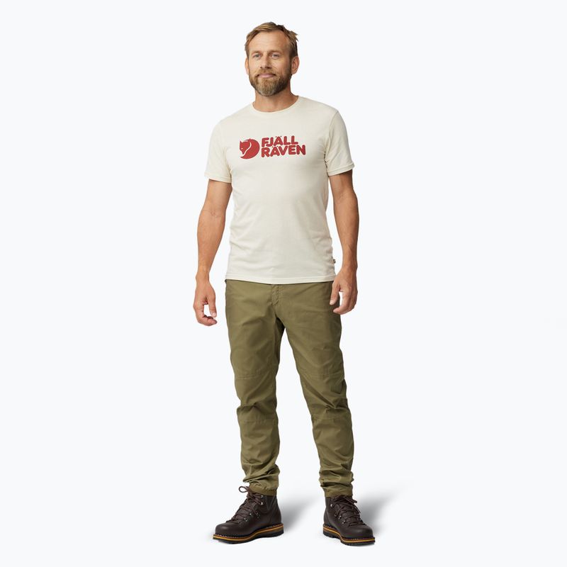 Fjällräven ανδρικό t-shirt Logo chalk white 2