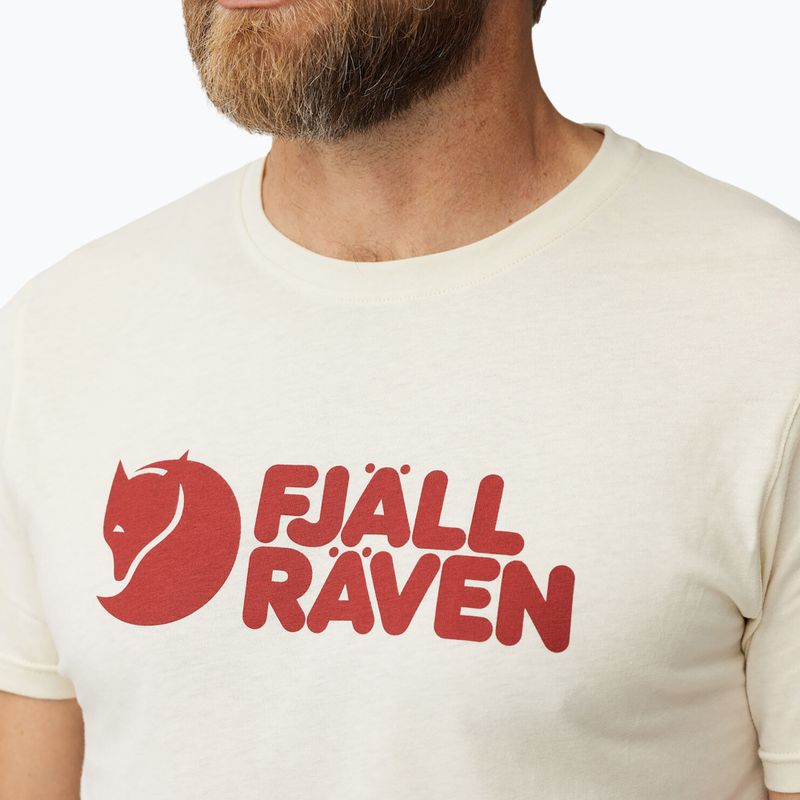 Fjällräven ανδρικό t-shirt Logo chalk white 3