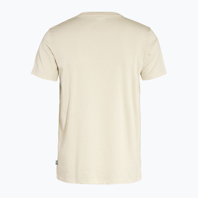 Fjällräven ανδρικό t-shirt Logo chalk white 5