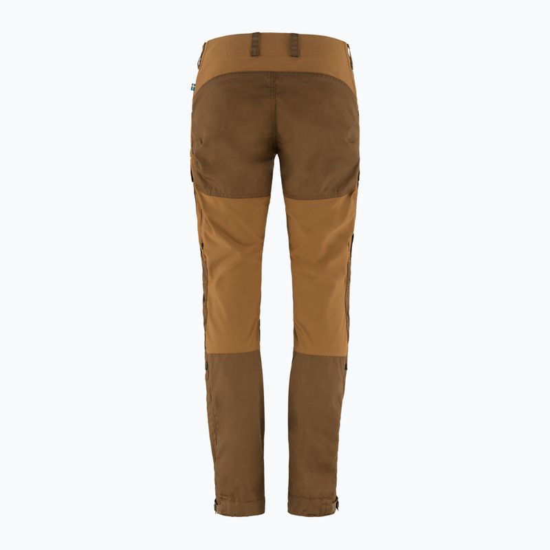 Γυναικείο παντελόνι πεζοπορίας Fjällräven Keb timber brown/chestnut 2