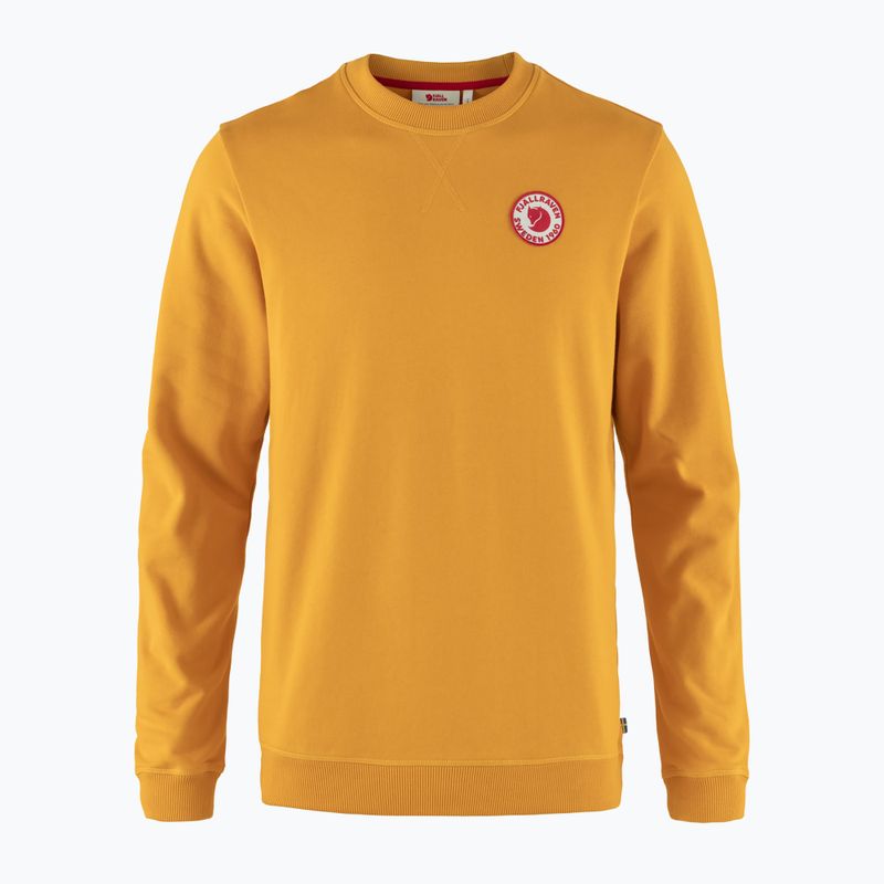 Ανδρικό trekking φούτερ Fjällräven 1960 Logo Badge Sweater 161 mustard yellow