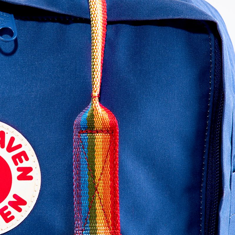 Fjällräven Kanken Rainbow σακίδιο πλάτης μπλε κοβάλτιο 4