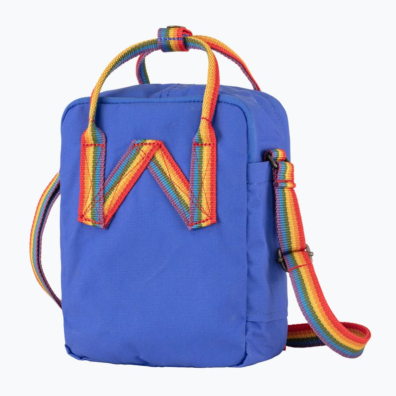 Fjällräven Kanken Rainbow Sling 2.5 l μπλε κοβάλτιο 3