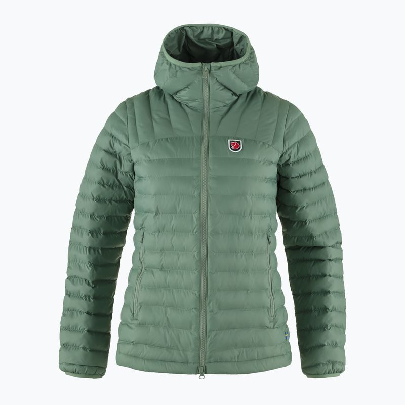 Γυναικείο πουπουλένιο μπουφάν Fjällräven Expedition Lätt Hoodie patina green