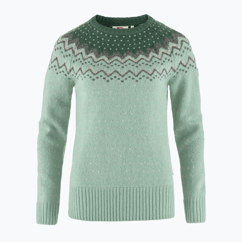 Γυναικείο πουλόβερ Fjällräven Övik Knit Sweater mistry green/deep patina