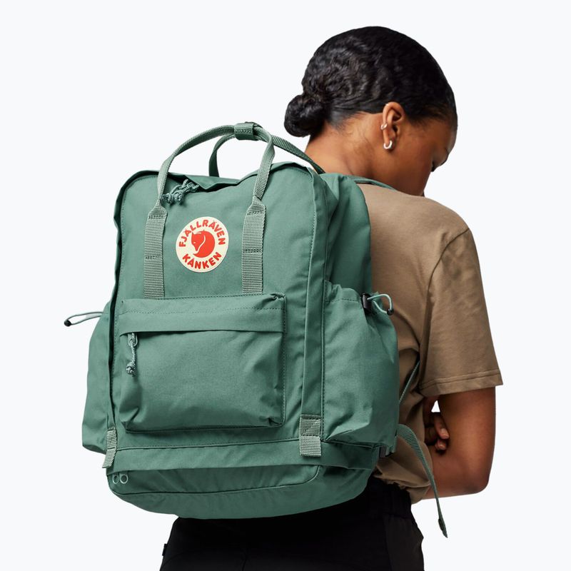 Fjällräven Kånken Outlong 18 l παγωμένο πράσινο σακίδιο πόλης 6