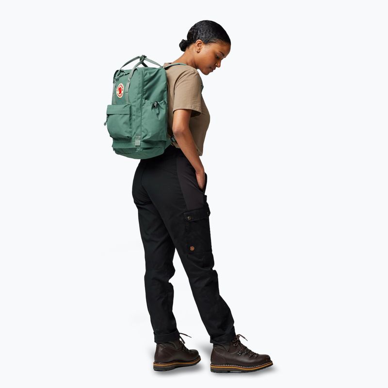 Fjällräven Kånken Outlong 18 l παγωμένο πράσινο σακίδιο πόλης 7