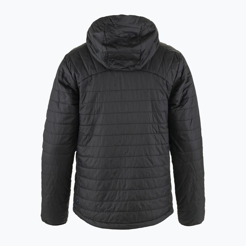 Ανδρικό Fjällräven Expedition X-Lätt Hoodie πουπουλένιο μπουφάν μαύρο 2