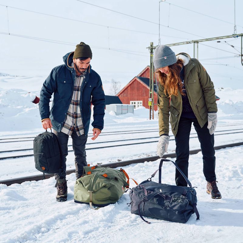 Ταξιδιωτική τσάντα Fjällräven Färden Duffel 80 l άνθρακα μαύρο 9