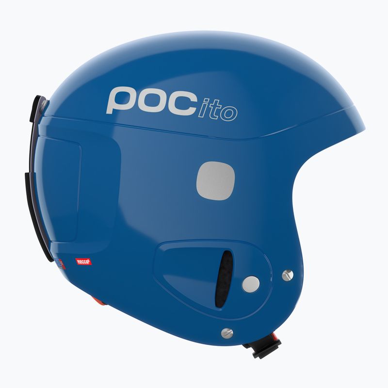 Παιδικό κράνος σκι POC POCito Skull fluorescent blue 4