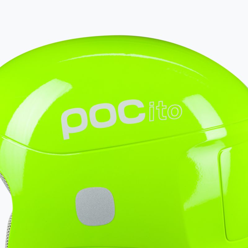 Παιδικά κράνη σκι POC POCito Skull fluorescent yellow/green 7