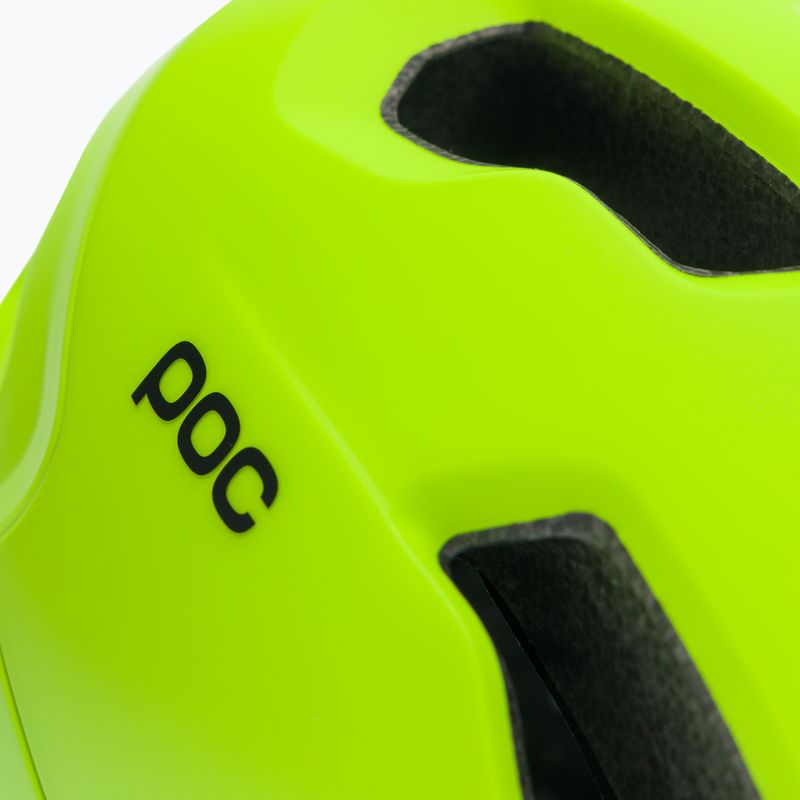 Κράνος ποδηλάτου POC Axion SPIN fluorescent yellow/green matt 7