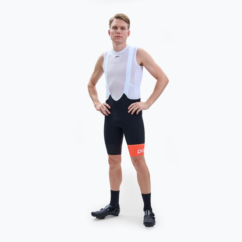 Ανδρικά σορτς ποδηλασίας POC Essential Road VPDs Bib Shorts uranium black/hydrogen white