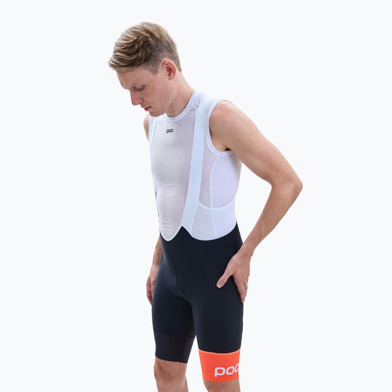 Ανδρικά σορτς ποδηλασίας POC Essential Road VPDs Bib Shorts uranium black/hydrogen white 3