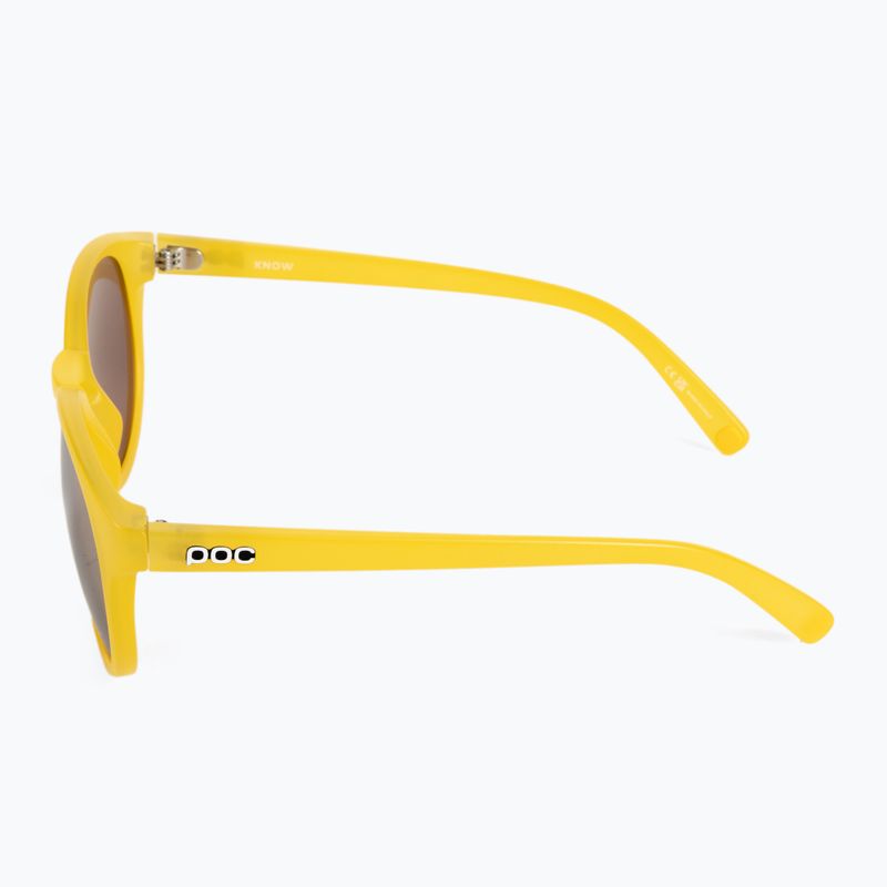 Γυαλιά ηλίου POC Know aventurine yellow translucent/clarity trail silver 4