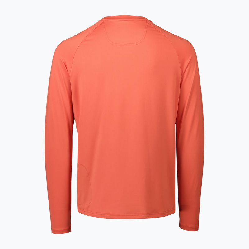 Ανδρικό ποδηλατικό μακρυμάνικο POC Reform Enduro Jersey ammolite coral 2