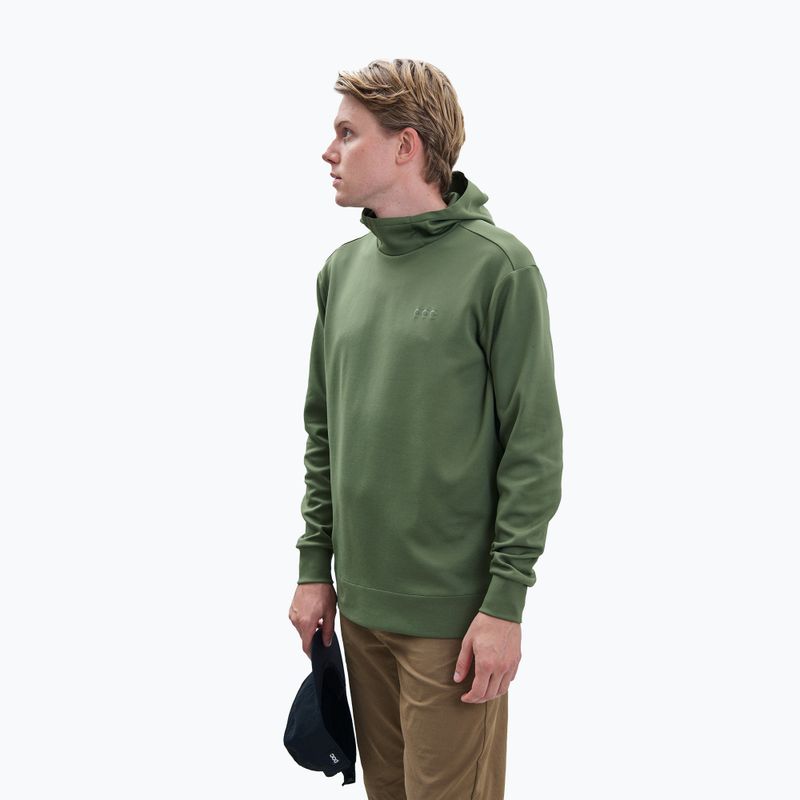 Ανδρικό φούτερ για πεζοπορία POC Poise Hoodie epidote green