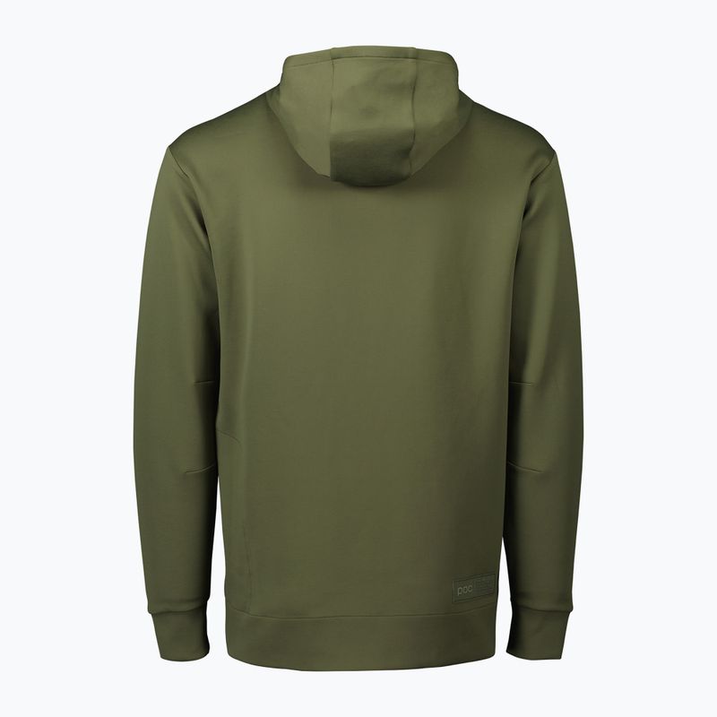 Ανδρικό φούτερ για πεζοπορία POC Poise Hoodie epidote green 5