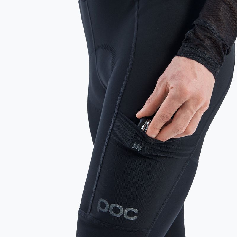 Ανδρικά παντελόνια ποδηλασίας POC Thermal Cargo Tights uranium black 3