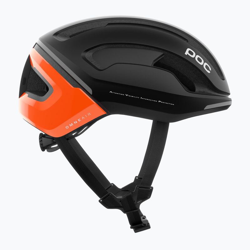 Κράνος ποδηλάτου POC Omne Beacon MIPS fluorescent orange avip/uranium black matt 4