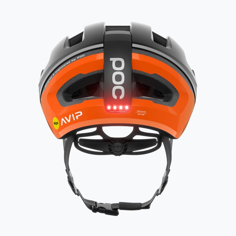 Κράνος ποδηλάτου POC Omne Beacon MIPS fluorescent orange avip/uranium black matt 7