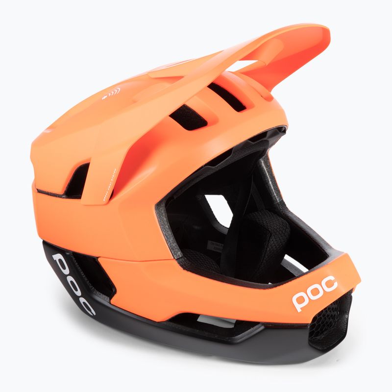 Κράνος ποδηλάτου POC Otocon Race MIPS fluorescent orange avip/uranium black matt